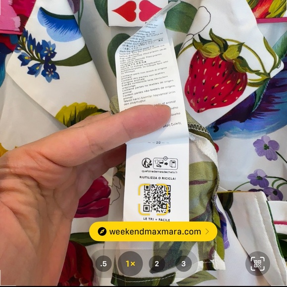 Max Mara Weekend โFrom Lily with Love โ Label-cut 100% Silk Blouse&Pants Set - Picture 16 of 16